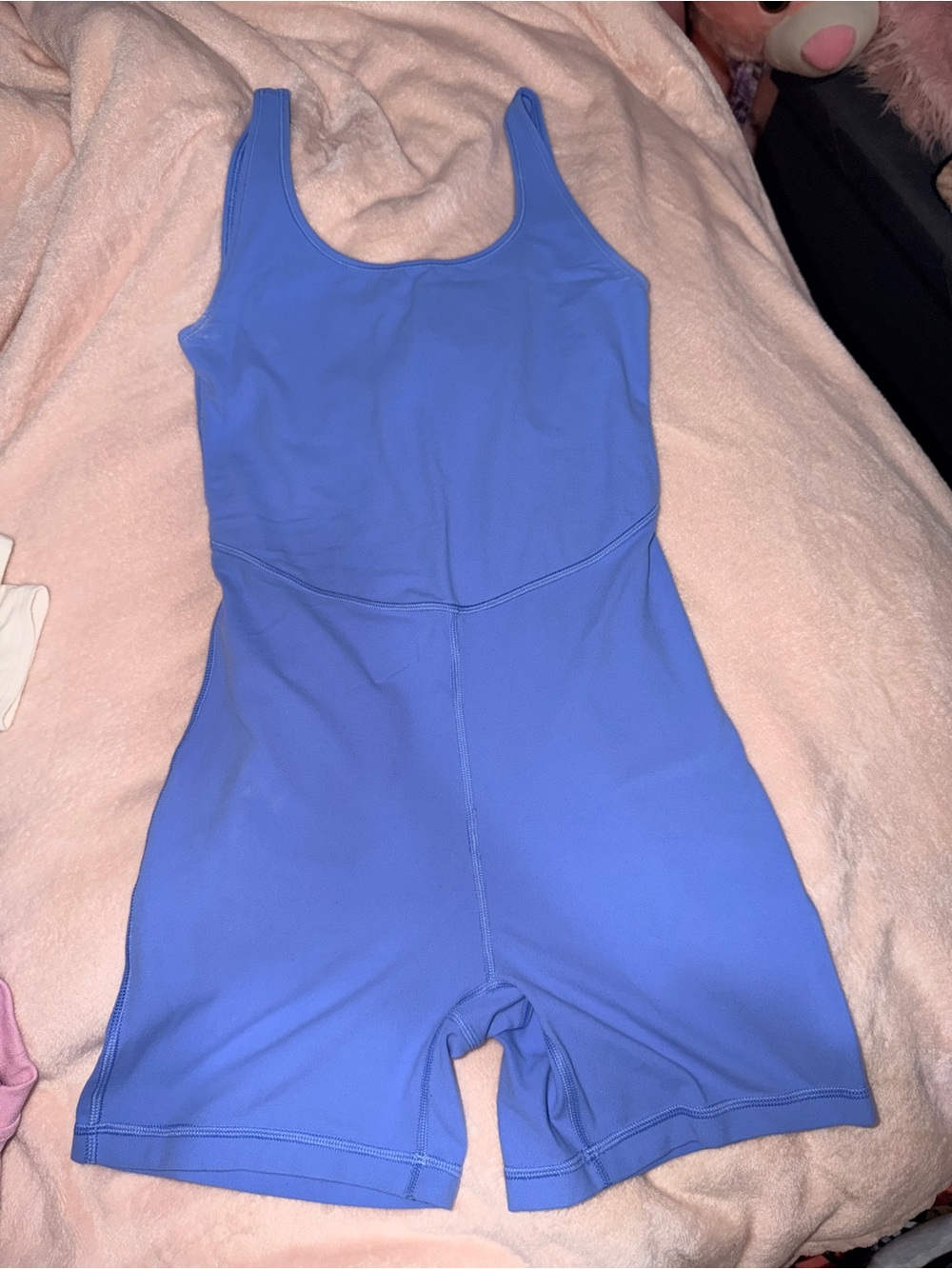 ARITZIA Girls' Blue Sleeveless Unitard Romper